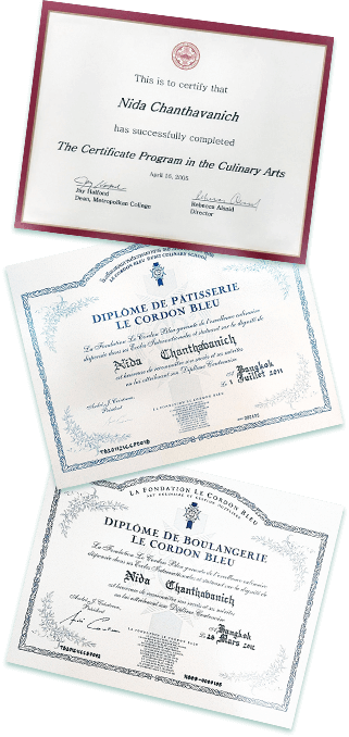 Nadine Cuisine Certificate